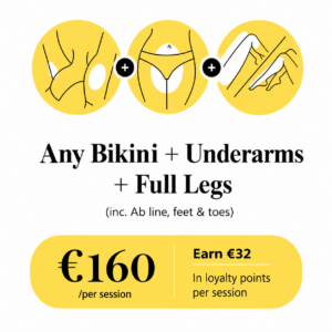 Any Bikini + Full Legs + Underarms