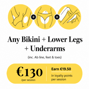 Any Bikini + Lower Legs + Underarms